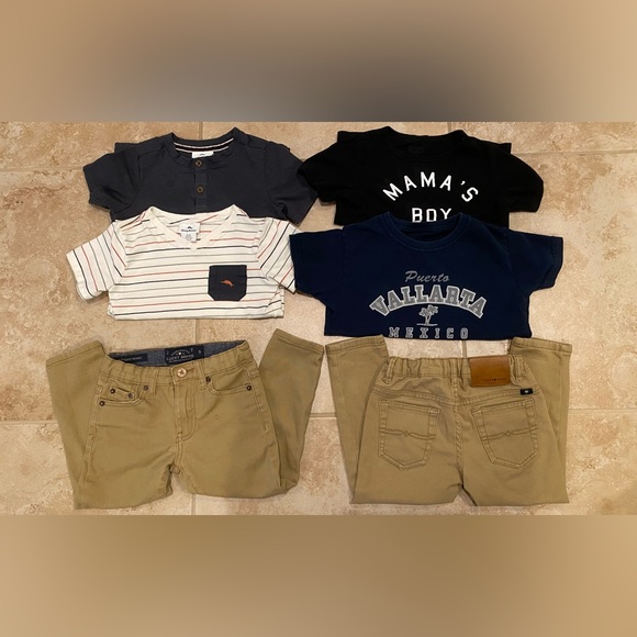 Bundle of Toddler Shirts & Pants (Sizes 3T-4T) Lucky Brand, Tommy Bahama & More - Picture 14 of 15